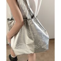 Women's Large Soft Surface Letter Solid Color Classic Style Square Lock Clasp Shoulder Bag main image 7