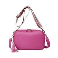 Women's Small Pu Leather Solid Color Vintage Style Classic Style Zipper Square Bag main image 5