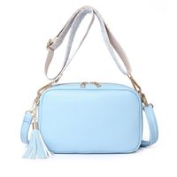 Women's Small Pu Leather Solid Color Vintage Style Classic Style Zipper Square Bag sku image 5