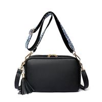 Women's Small Pu Leather Solid Color Vintage Style Classic Style Zipper Square Bag sku image 3