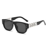 Simple Style Classic Style Color Block Women's Sunglasses sku image 1