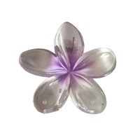 Fairy Style Flower Synthetic Resin Stoving Varnish Hair Claws sku image 29