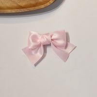 Women's Sweet Simple Style Bow Knot Satin Hair Clip sku image 3