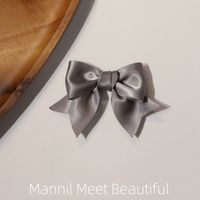 Women's Sweet Simple Style Bow Knot Satin Hair Clip sku image 11