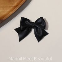 Women's Sweet Simple Style Bow Knot Satin Hair Clip sku image 14
