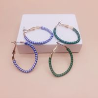 1 Pair Simple Style Geometric Alloy Hoop Earrings main image 3