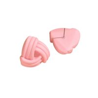 1 Pair Simple Style Geometric Spray Paint Arylic Ear Studs main image 2