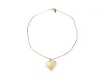 Sweet Heart Shape Glass Handmade Women's Pendant Necklace sku image 5