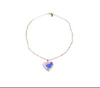 Sweet Heart Shape Glass Handmade Women's Pendant Necklace sku image 4