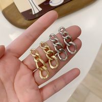 1 Pair Elegant Lady Modern Style Solid Color Alloy Drop Earrings main image 4