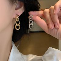 1 Pair Elegant Lady Modern Style Solid Color Alloy Drop Earrings main image 6