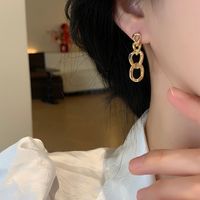 1 Pair Elegant Lady Modern Style Solid Color Alloy Drop Earrings main image 1