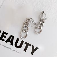 1 Pair Elegant Lady Modern Style Solid Color Alloy Drop Earrings sku image 4