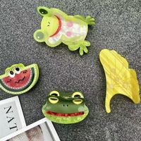 Women's Cute Frog Acetic Acid Sheets Hair Claws main image 1