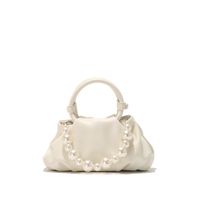 Women's Medium Pu Leather Solid Color Elegant Vintage Style Magnetic Buckle Cloud Shape Bag main image 5