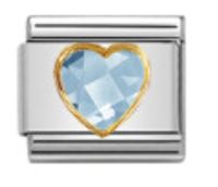 1 Piece Stainless Steel Rhinestones Heart Shape Flower Polished Beads sku image 2