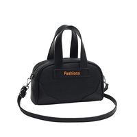 Women's Medium Pu Leather Solid Color Basic Classic Style Zipper Crossbody Bag sku image 1
