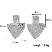 1 Pair IG Style Basic Classic Style Triangle Irregular Butterfly 304 Stainless Steel Titanium Steel Earrings Ear Studs sku image 9