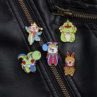Cartoon Style Cowboy Style Animal Alloy Stamping Stoving Varnish Plating Women's Brooches main image 3