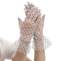 Women's Elegant Lady Bridal Bow Knot Gloves 1 Pair sku image 3