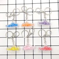 Casual Cute Spray Arylic Alloy Bag Pendant Keychain main image 7