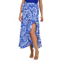 Summer Vacation Ditsy Floral Polyester Maxi Long Dress Skirts main image 2
