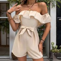 Women's Daily Sexy Bow Knot Rompers main image 2