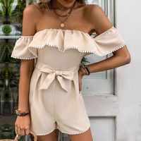 Women's Daily Sexy Bow Knot Rompers main image 4