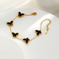 Butterfly Inlay Shell Gold Plated sku image 12