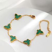 Butterfly Inlay Shell Gold Plated sku image 13