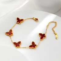 Butterfly Inlay Shell Gold Plated sku image 14