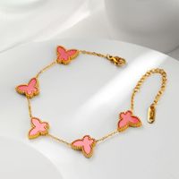 Butterfly Inlay Shell Gold Plated sku image 15