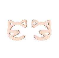 Simple Style Heart Shape Stainless Steel Plating Ear Studs 1 Pair sku image 19