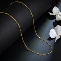 Fashion Bow Knot Titanium Steel Inlay Artificial Gemstones Pendant Necklace 1 Piece sku image 2