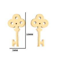 Simple Style Heart Shape Stainless Steel Plating Ear Studs 1 Pair sku image 30
