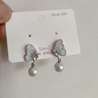 1 Paar Mode Quadrat Stern Bogenknoten Legierung Quaste Künstliche Perlen Strasssteine Frau Ohrringe sku image 58