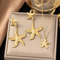 304 Stainless Steel 18K Gold Plated Retro Plating Flower Acrylic Artificial Rhinestones Resin Earrings Necklace sku image 24