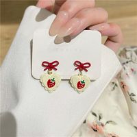 1 Pair Fashion Square Star Bow Knot Alloy Tassel Artificial Pearls Rhinestones Women's Earrings sku image 38