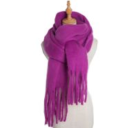 Women's Simple Style Solid Color Polyester Scarf sku image 18