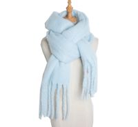 Women's Simple Style Solid Color Polyester Scarf sku image 7