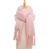 Women's Simple Style Solid Color Polyester Scarf sku image 21