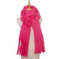 Women's Simple Style Solid Color Polyester Scarf sku image 23