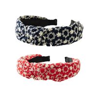 Women's Lady Sweet Artistic Flower Dandelion Cloth Hair Band sku image 1