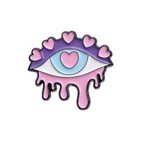 Cartoon Style Cute Eye Alloy Stamping Stoving Varnish Women's Brooches sku image 3