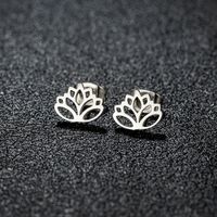 1 Pair Simple Style Classic Style Geometric Polishing Plating 304 Stainless Steel 18K Gold Plated Ear Studs sku image 4