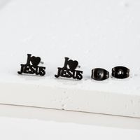 1 Pair Simple Style Classic Style Geometric Polishing Plating 304 Stainless Steel 18K Gold Plated Ear Studs sku image 30