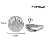 1 Pair IG Style Basic Modern Style Geometric 304 Stainless Steel Titanium Steel Ear Studs main image 9