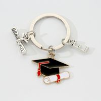 Simple Style Color Block Alloy Plating Gold Plated Keychain sku image 5