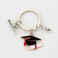 Simple Style Color Block Alloy Plating Gold Plated Keychain sku image 7