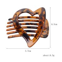 Women's Casual Lady French Style Heart Shape PC Hair Clip main image 2